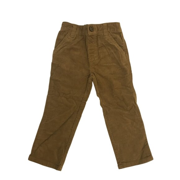 Boys Rock 2 Piece Set 2T blue button hoodie sweater brown corduroy pants - Picture 8 of 12